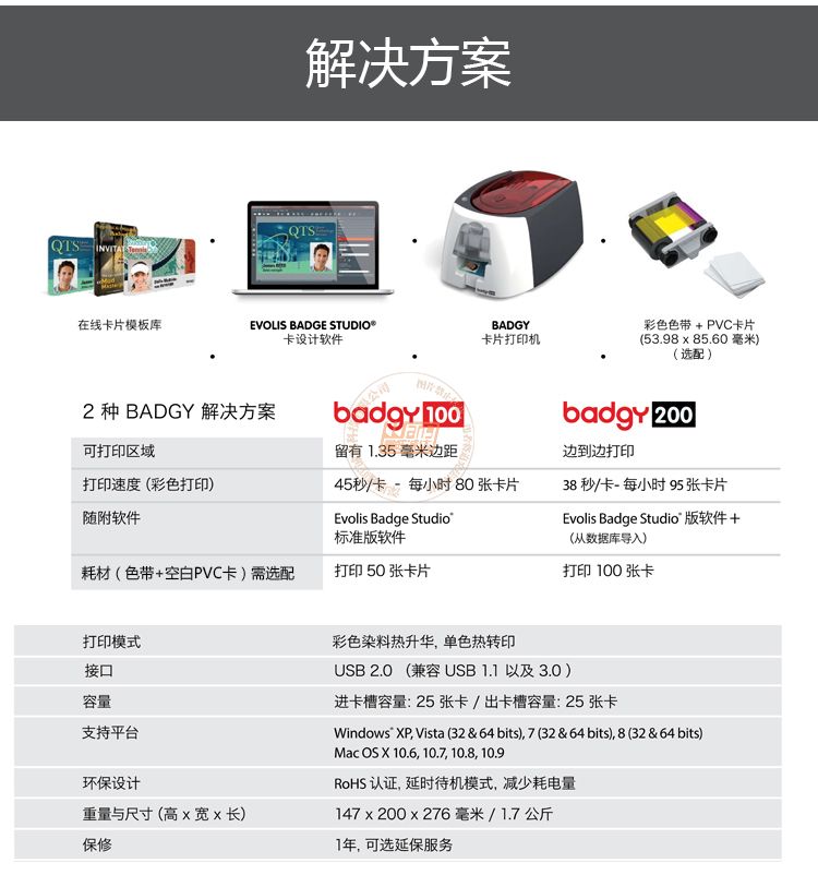 Evolis爱立识badgy100入门级证卡打印机(图11)