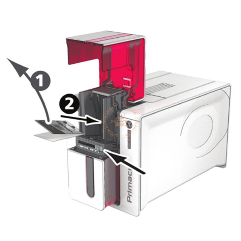 Evolis爱立识Primacy卡片打印机通过机器面板操作定期清洁方法